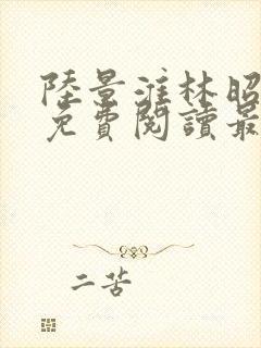 陆景淮林昭小说免费阅读最新章节