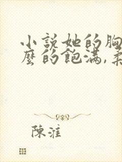 小说她的胸是那么的饱满,柔软