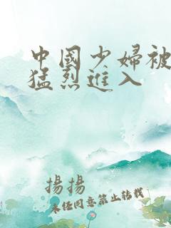 中国少妇被黑人猛烈进入