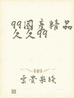99国产精品久久久99
