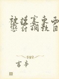 被摸塞东西进去惩罚调教自己