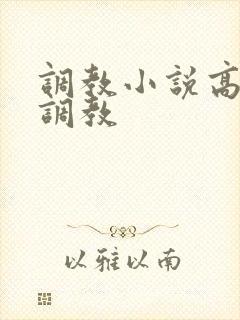 调教小说高潮 调教