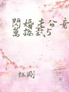 闪婚老公竟是亿万总裁5