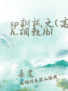 sp训诫文(高h,调教)bl