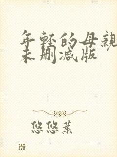 年轻的母亲韩剧未删减版