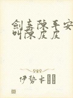 剑来陈平安为啥叫陈皮皮