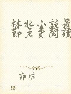 林北小说最新章节免费阅读