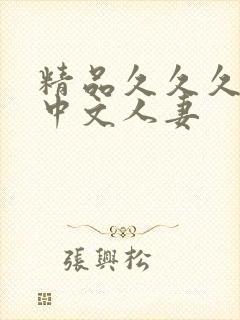 精品久久久久久中文人妻