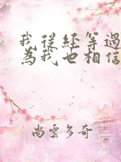 我从经等过你因为我也相信是什么歌