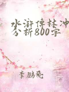 水浒传林冲人物分析800字