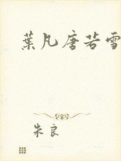 叶凡唐若雪正版