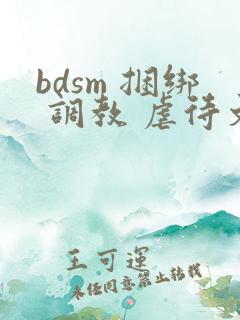 bdsm 捆绑 调教 虐待文