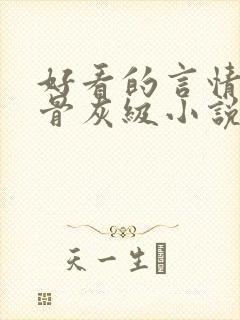 好看的言情经典骨灰级小说