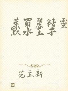 叶罗丽精灵梦王默水王子