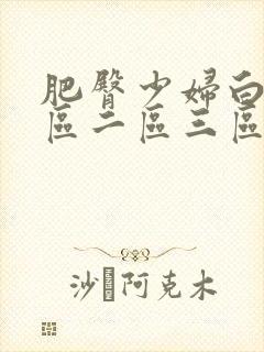 肥臀少妇白浆一区二区三区