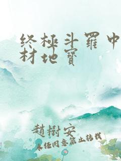 终极斗罗中的天材地宝