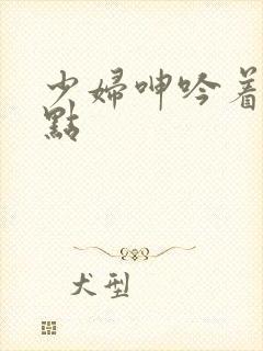 少妇呻吟着说快点