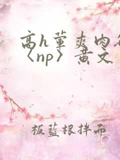 高h荤爽肉欲文〈np〉黄文