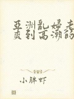 亚洲乱妇老熟女爽到高潮的片