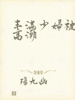 丰满少妇被弄到高潮