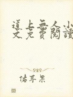 道上无人小说全文免费阅读