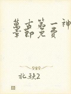 万古第一神最新章节免费