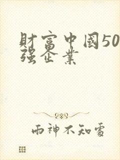 财富中国500强企业