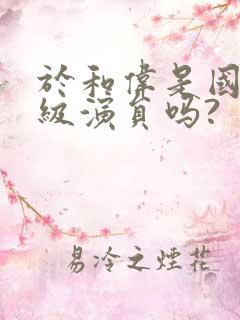 于和伟是国家一级演员吗?