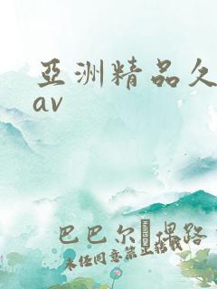 亚洲精品久久久av