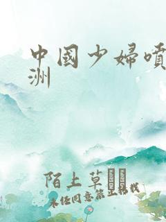 中国少妇喷水亚洲