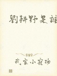 刘耕野是谁演的