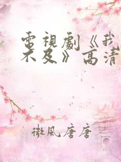 电视剧《我怕来不及》高清在线观看