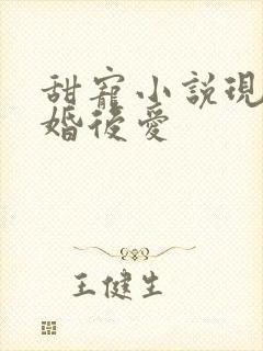 甜宠小说现言先婚后爱