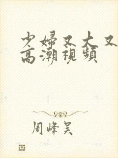 少妇又大又爽又高潮视频