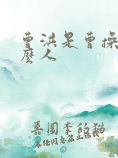 曹洪是曹操的什么人