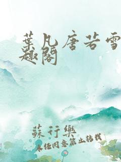 叶凡唐若雪 笔趣阁