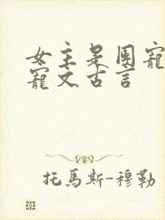 女主是团宠的甜宠文古言