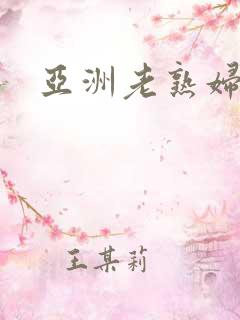 亚洲老熟妇熟女