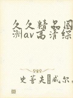 久久精品国产亚洲av高清综合