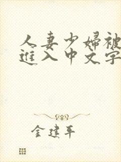 人妻少妇被猛烈进入中文字幕