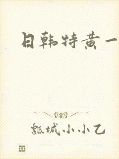 日韩特黄一级片