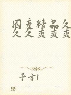 国产精品久久久久久爽爽爽