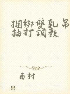 捆绑双乳吊起来抽打调教