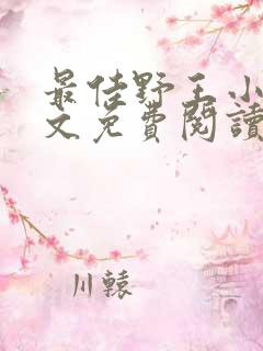 最佳野王小说全文免费阅读无弹窗