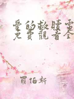 爱的救赎电视剧免费观看全集高清