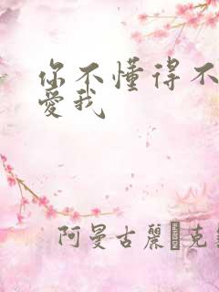 你不懂得不懂得爱我