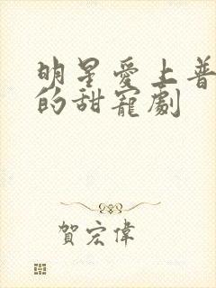 明星爱上普通人的甜宠剧