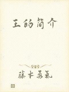 王的简介