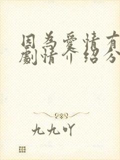 因为爱情有多美剧情介绍分集