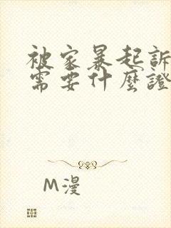 被家暴起诉离婚需要什么证据